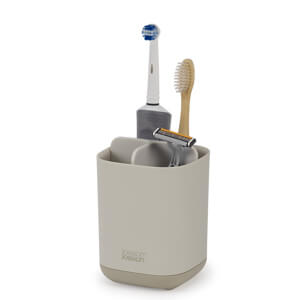 Joseph Jospeh EasyStore™ Matt Ecru Toothbrush Holder